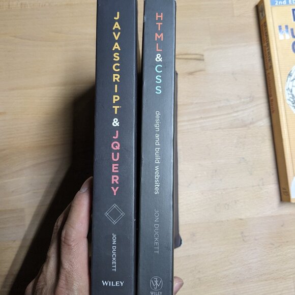 Web Design with HTML, CSS, JavaScript and JQuery Set by Jon Duckett (pre-owned) - Picture 2 of 8